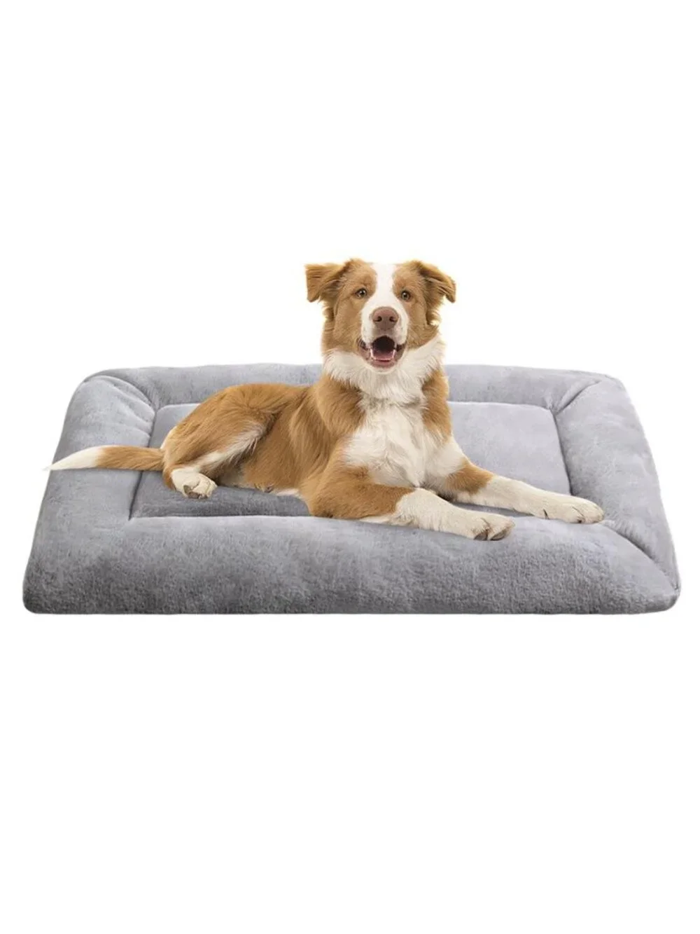 Plush Washable Dog Bed Ultra Soft Dog Crate Mat Kennel Pad Anti-Slip 30